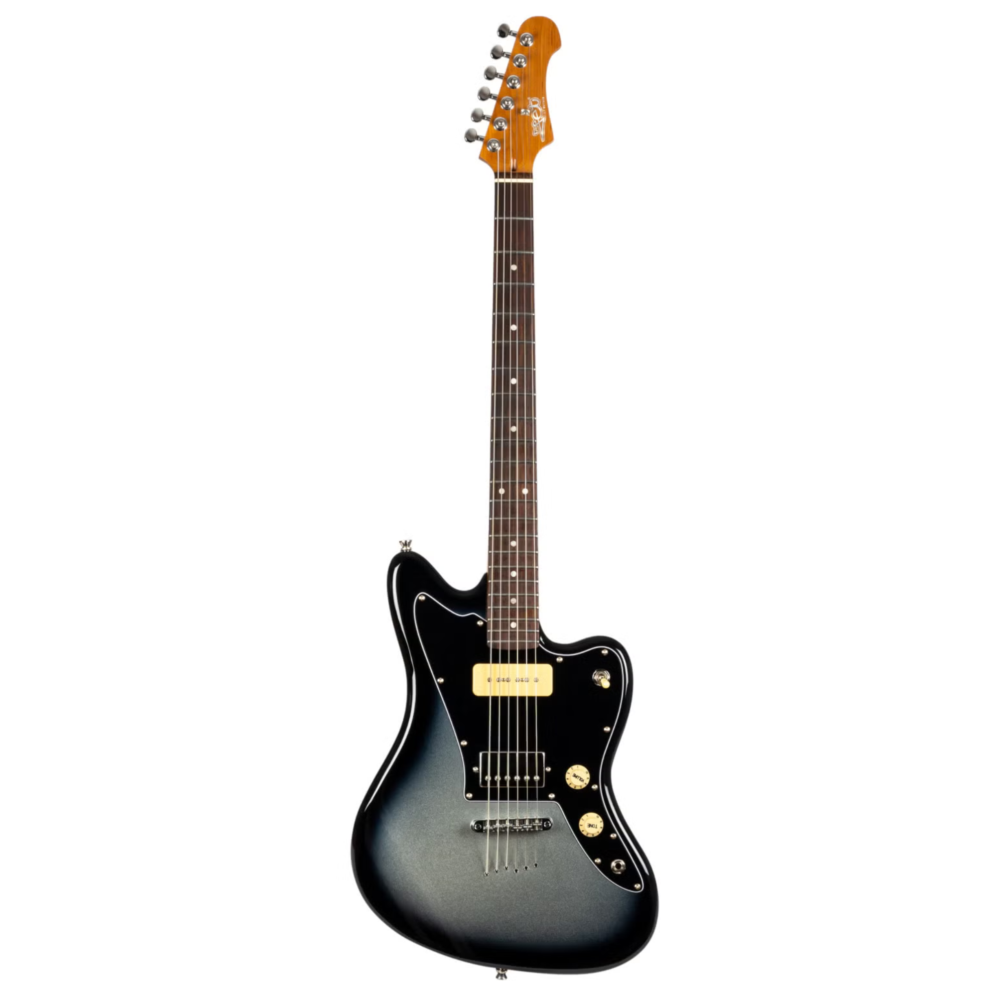 Jet JJ-350B-MB Baritone Electric Guitar Rosewood FB - Moonburst