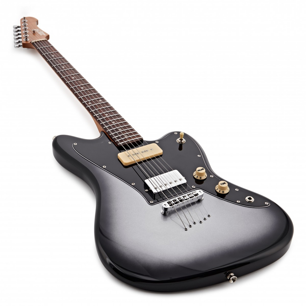 Jet JJ-350B-MB Baritone Electric Guitar Rosewood FB - Moonburst