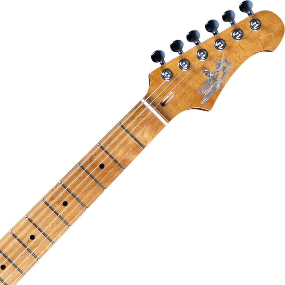 Jet JJ-350 HH Electric Guitar with Maple Fretboard - Black