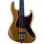 Jet JJB-300 4-String Bass Guitar with Rosewood Fretboard - Gold
