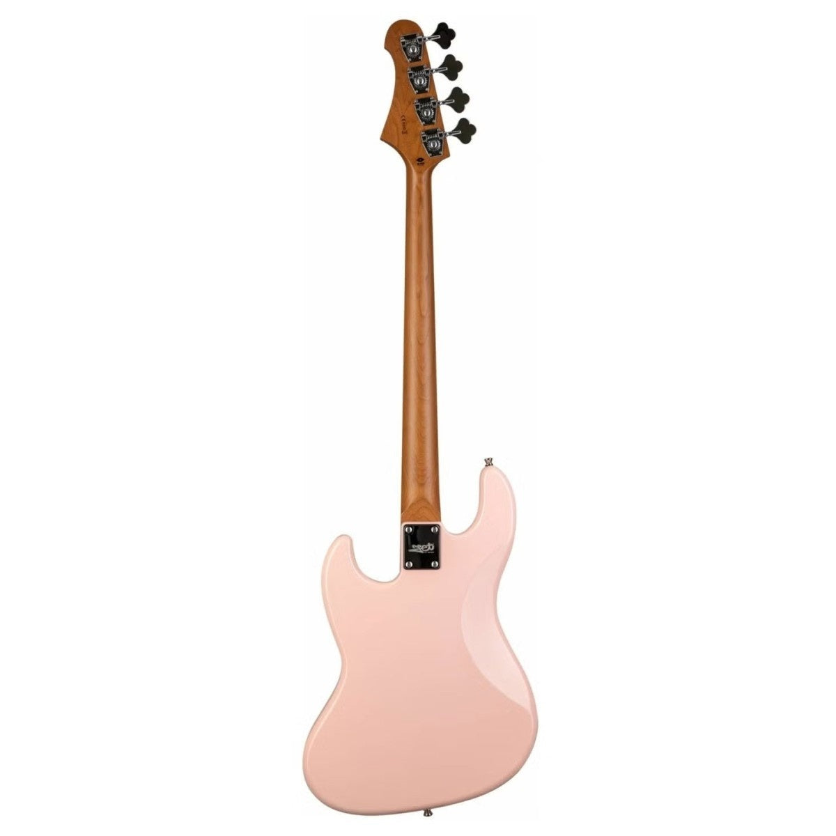Pink Jet JJB-300 PK electric bass guitar with a sleek body and four strings, showcasing the Jet Guitars brand and modern design.