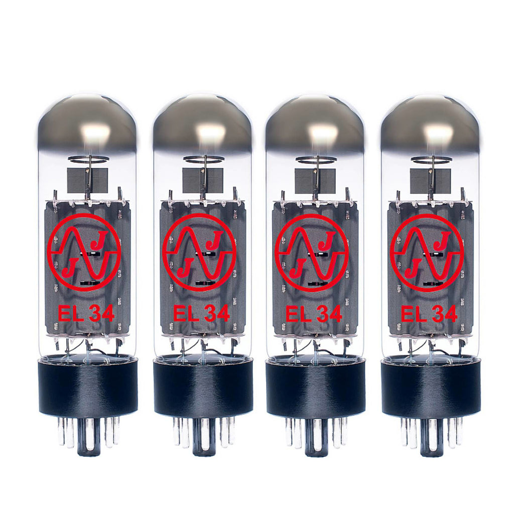 JJ Electronic EL34 Power Tubes (Matched Quad)