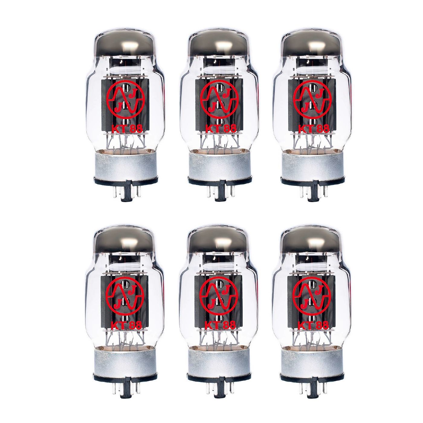 JJ Electronic Six Tetra KT88 Power Tubes (Matched Sixtet)