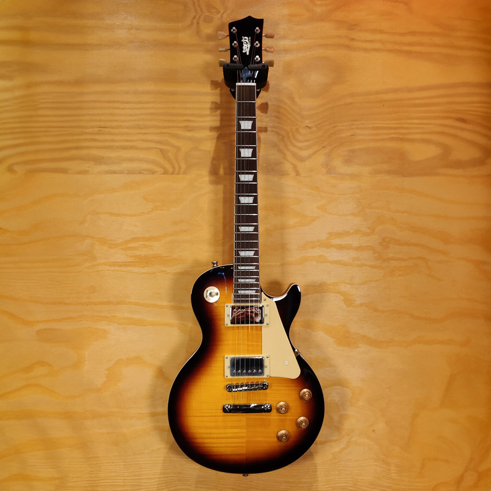 Jet JL-500 LP Style Electric Guitar in Tobacco Burst