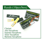 Box of 10 J. Michael Tenor Saxophone 2.0 reeds for brass and woodwind instruments, ideal for saxophonists.