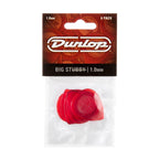 Jim Dunlop JP310 1.0 Big Stubby guitar picks in a pack, featuring six durable Dunlop picks with bold, chunky design for players.