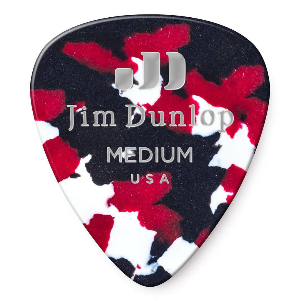 Jim Dunlop Celluloid Confetti Medium Guitar Pick Player Pack - 12 pack