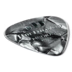 Jim Dunlop Celluloid Black Pearloid Medium Guitar Pick Player Pack - 12 pack