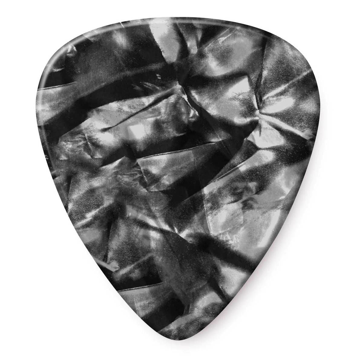 Jim Dunlop Celluloid Black Pearloid Extra Heavy Guitar Pick Player Pack - 12 pack