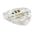 Jim Dunlop Celluloid White Pearl Heavy Guitar Pick Player Pack - 12 pack