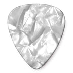 Jim Dunlop Celluloid White Pearl Extra Heavy Guitar Pick Player Pack - 12 pack