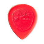 Six Jim Dunlop JP510 1.0mm stubby guitar picks in a pack, designed for players seeking a comfortable grip and versatile sound.