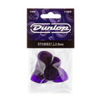 Six Jim Dunlop JP530 3.0 mm stubby guitar picks in a pack, showcasing their durable design and comfortable grip.
