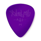 Set of 12 Jim Dunlop JP6M Gels Medium guitar picks, featuring the iconic Dunlop brand logo and textured grip surface.