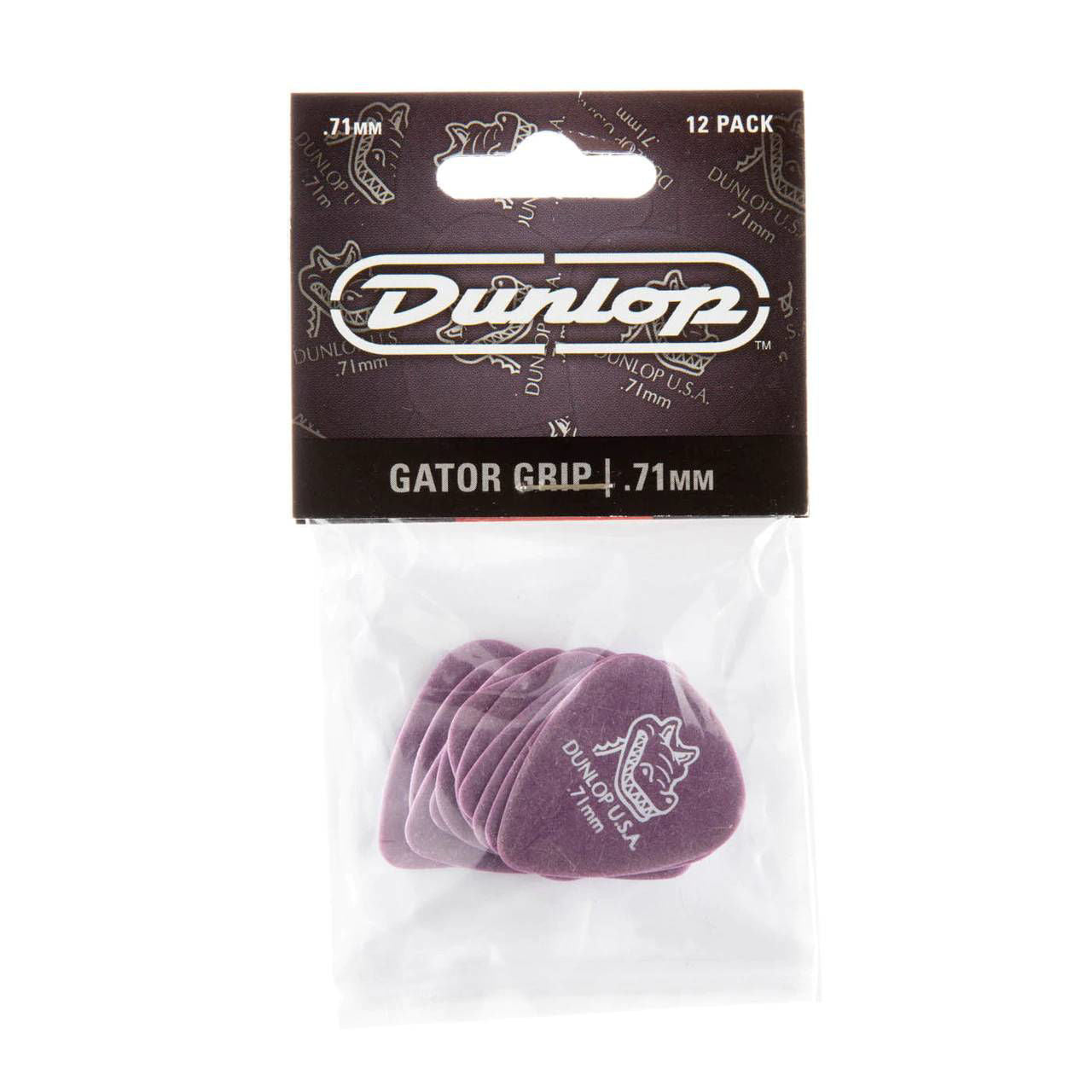 Jim Dunlop JP771 Gator Grip .71mm Players Pack Guitar Pick (12 in a pack)