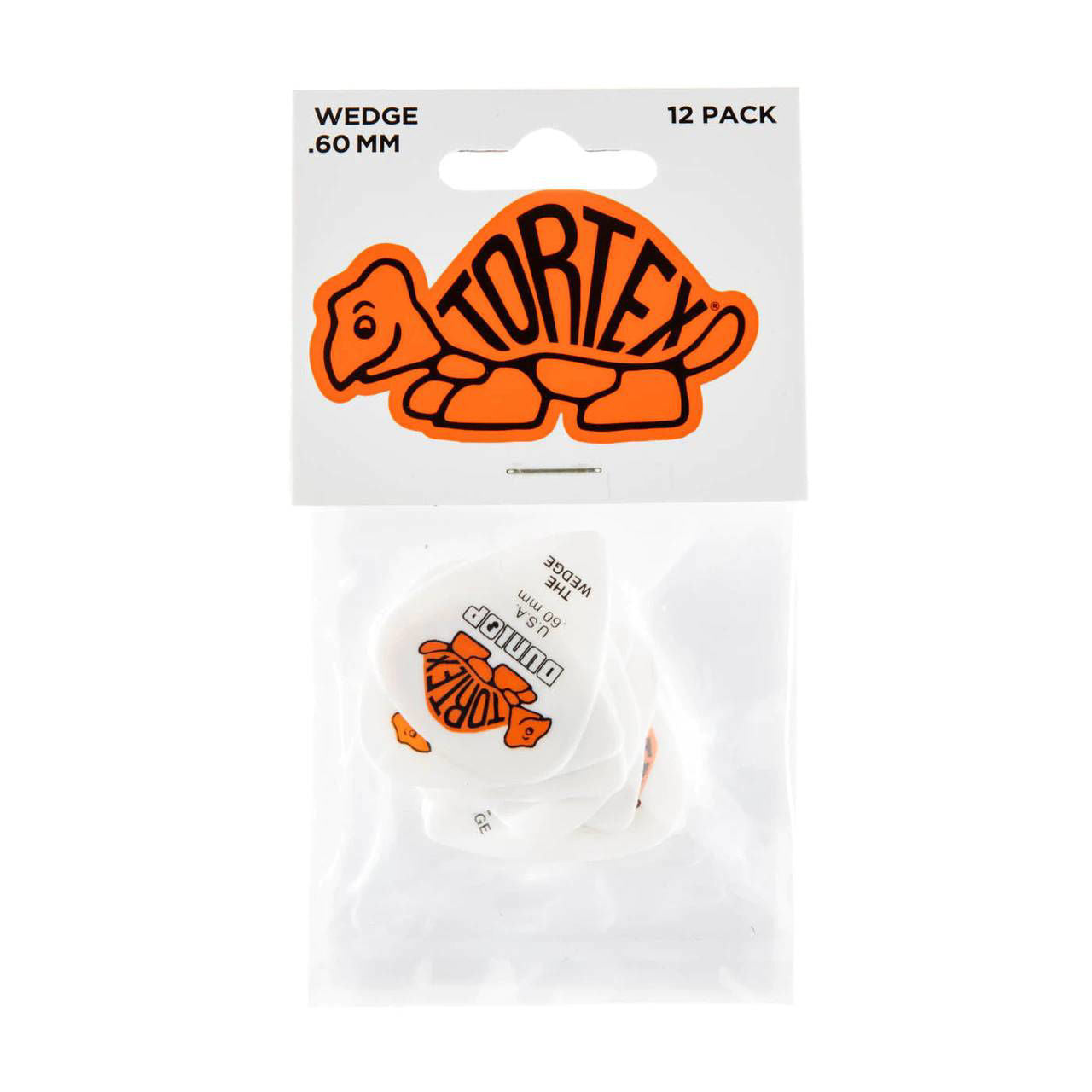 Jim Dunlop .60mm Wedge Guitar Pick Player Pack (12 in a pack)