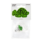 Jim Dunlop .88mm Wedge guitar pick pack showing 12 Dunlop guitar picks with triangular shape and black color.