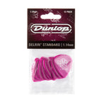 Jim Dunlop JP911 Delrin guitar picks, 1.14mm thickness, in a pack of 12, shown in the image.
