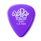 Set of 12 Jim Dunlop JP915 Delrin 1.50mm guitar picks, featuring a variety of shapes for versatile playing.