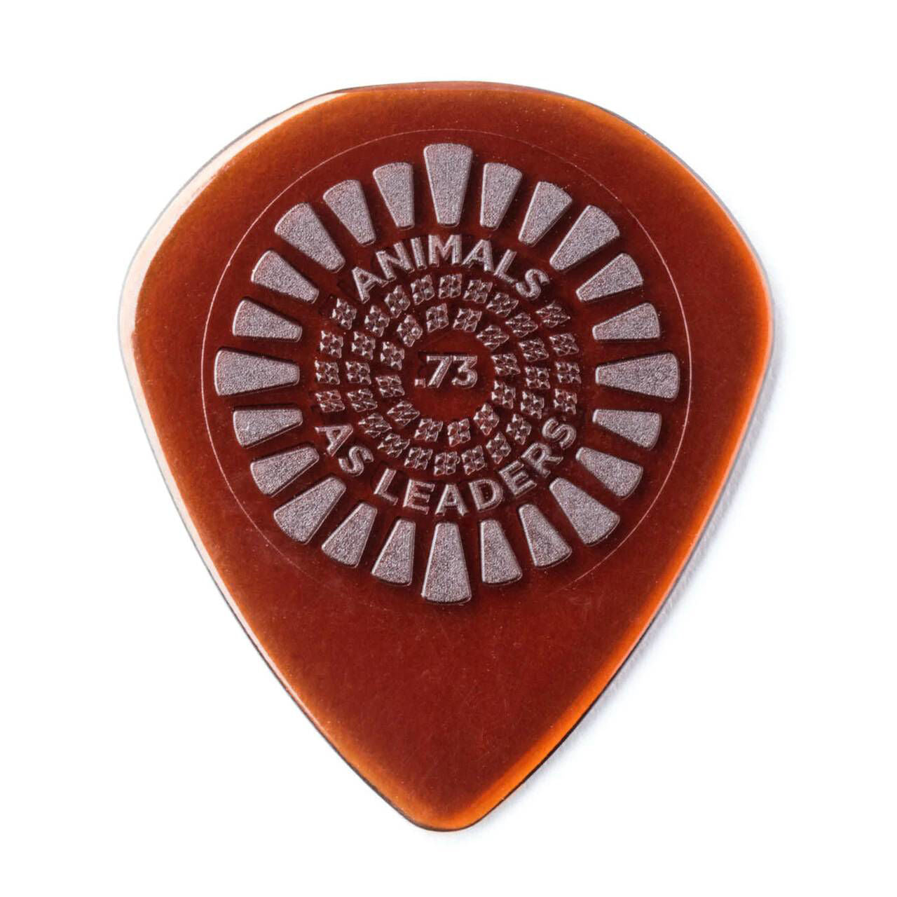 Jim Dunlop Animal As Leaders Primetone guitar picks, 0.73mm, displayed in a pack with three picks in a clear display bag.