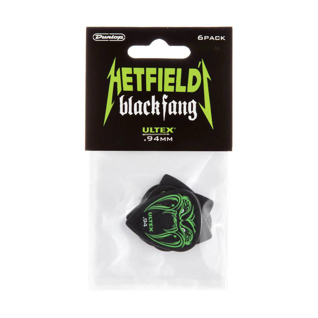 Jim Dunlop JPBF94 James Hetfield Black Fang .94mm Guitar Pick Players Pack (6 in a pack)