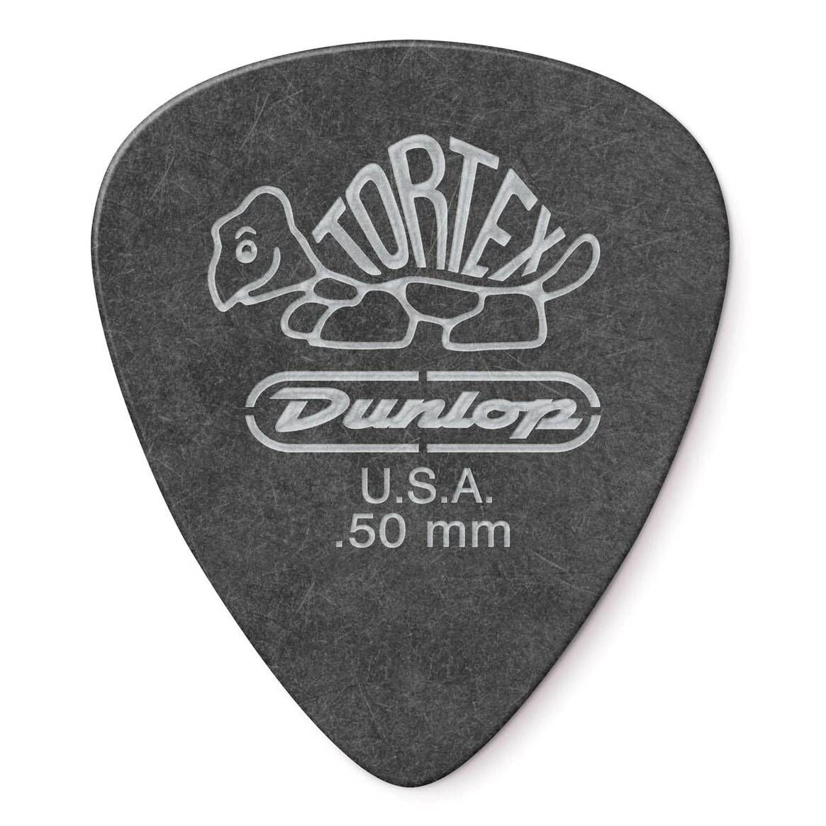 Jim Dunlop .50 mm Tortex Pitch Black Guitar Pick Player Pack - 12 pack