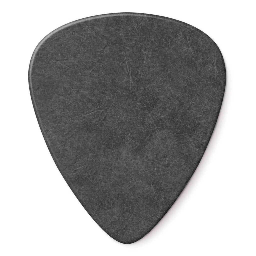 Jim Dunlop Tortex .50 mm Pitch Black guitar pick pack with 12 medium gauge picks for versatile playing.