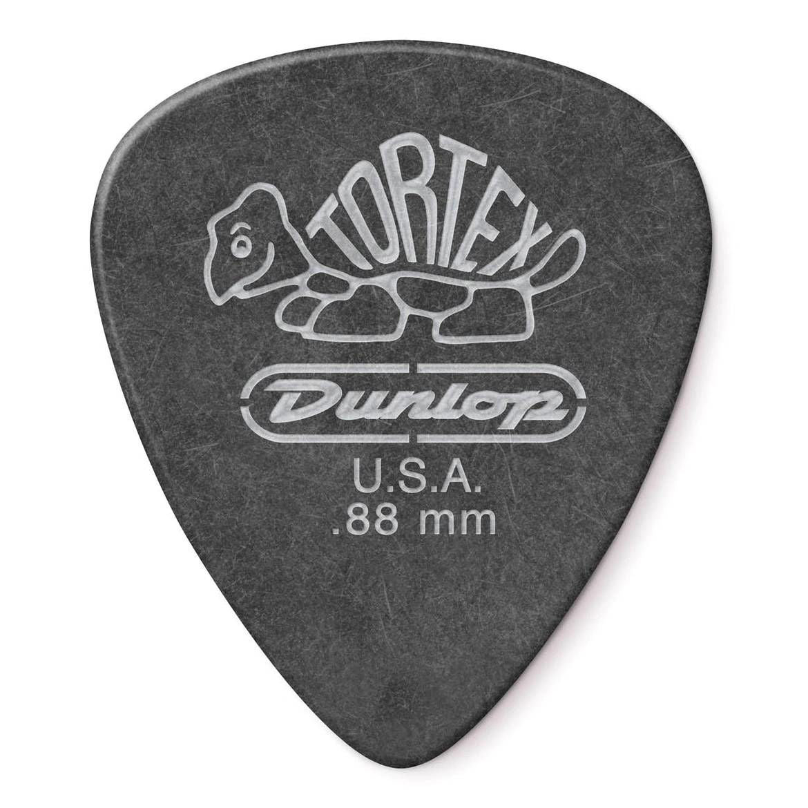 Jim Dunlop .88 mm Tortex Pitch Black Guitar Pick Player Pack - 12 pack