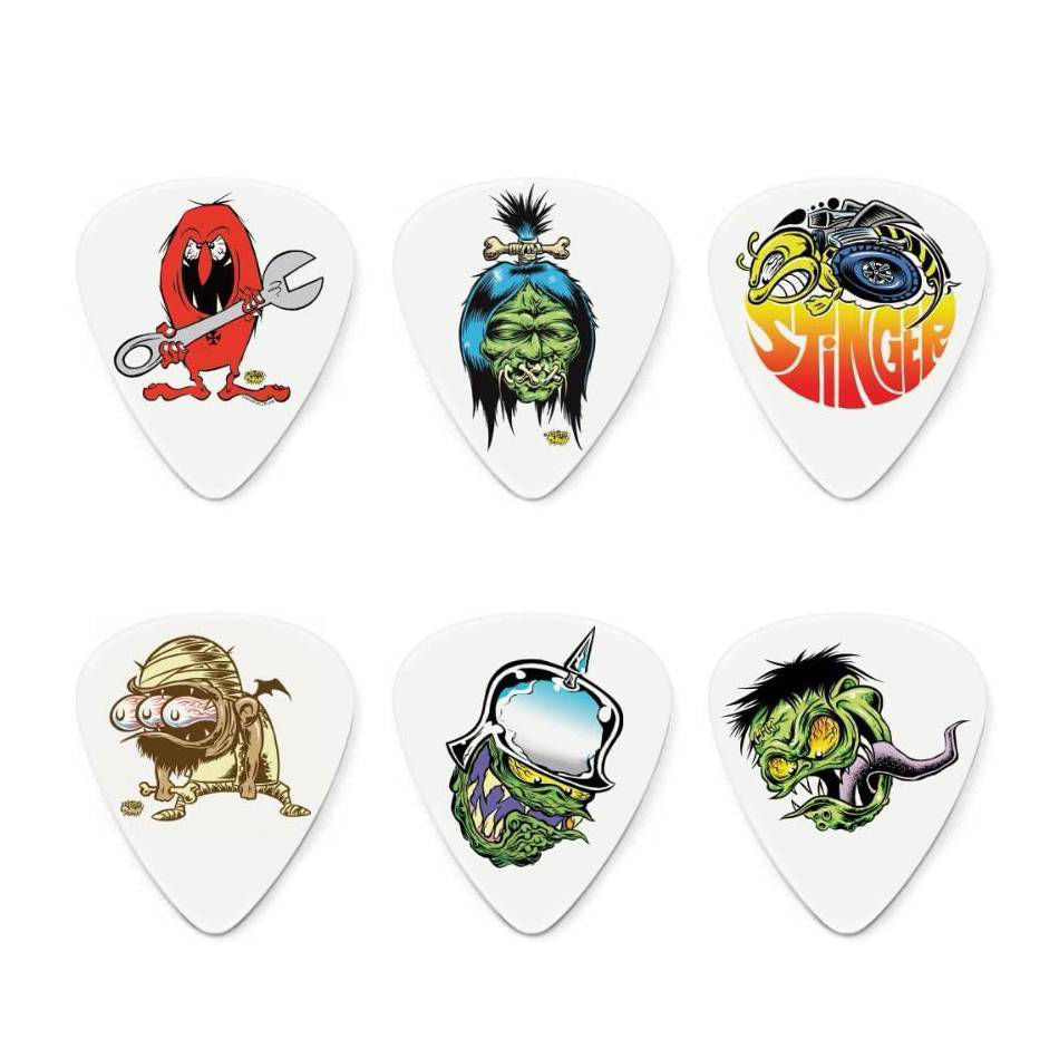 Jim Dunlop 1.0 mm Dirty Donny Guitar Pick Player Pack - 6 pack