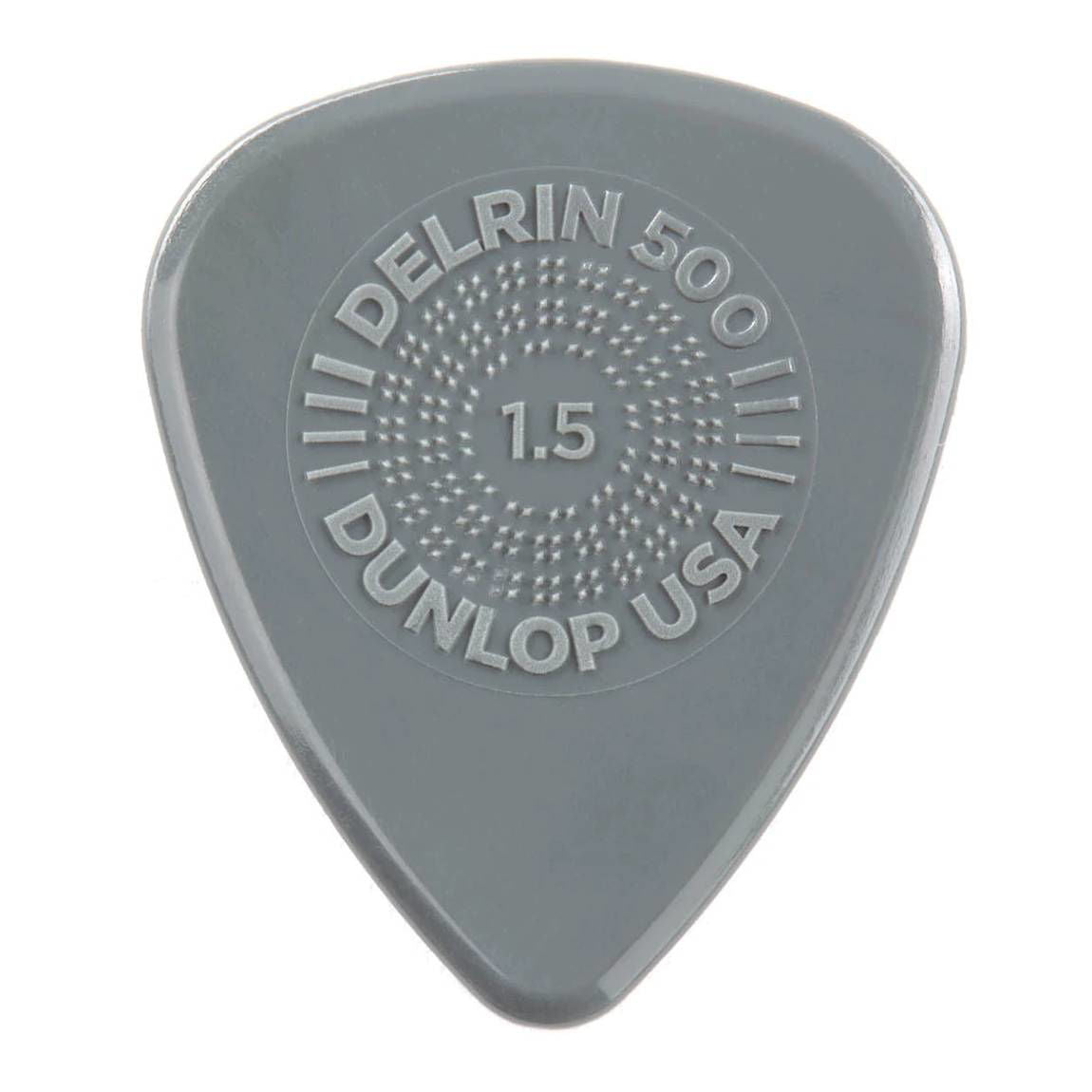 Jim Dunlop Prime Grip Delrin 500 1.5 mm Guitar Pick Player Pack - 12 pack