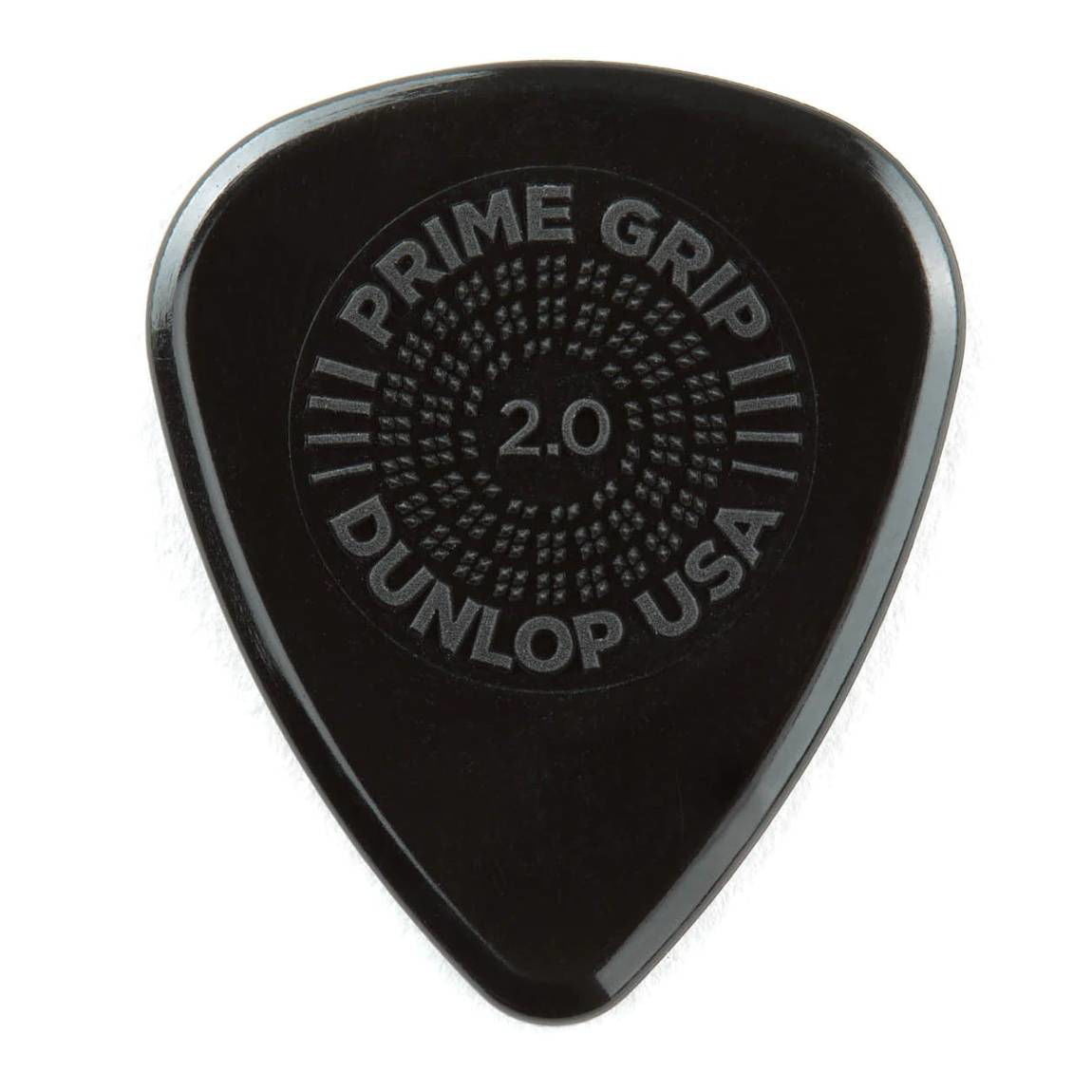 Jim Dunlop Prime Grip Delrin 500 2.0 mm Guitar Pick Player Pack - 12 pack