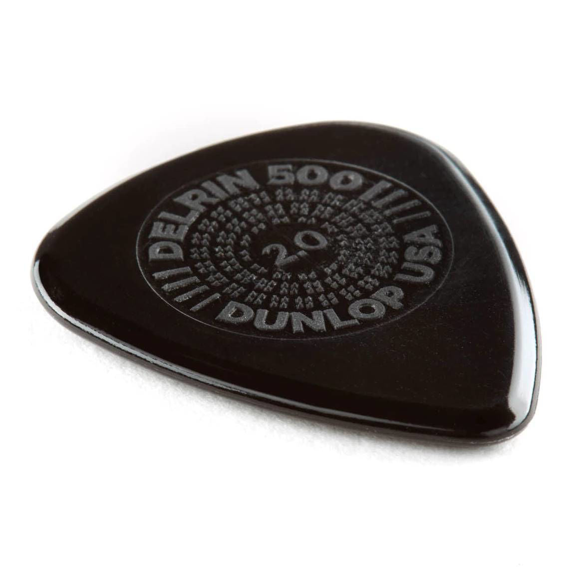 Jim Dunlop Prime Grip Delrin 500 2.0 mm Guitar Pick Player Pack - 12 pack