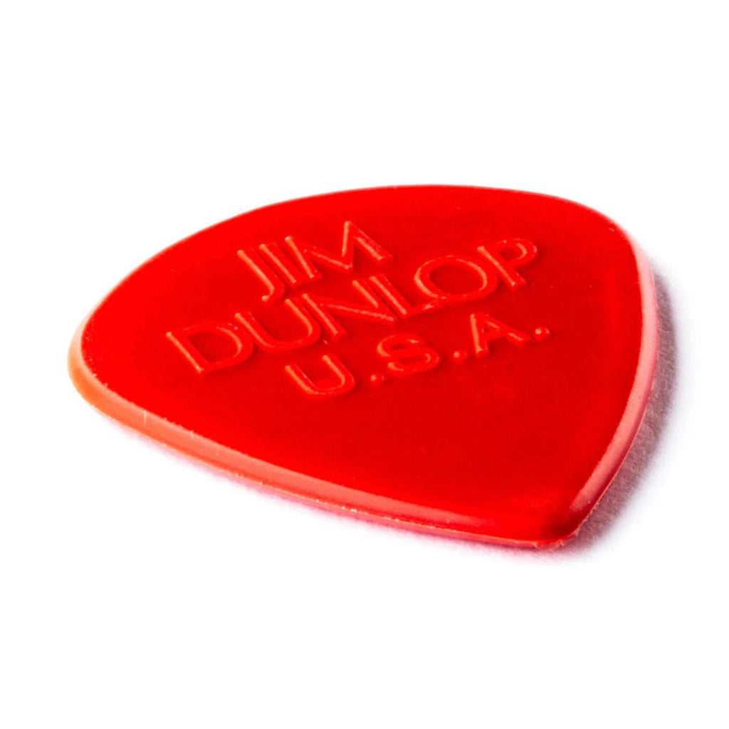 Jim Dunlop Eric Johnson Nylon Jazz III guitar pick pack displaying six medium 1.38mm picks in a clear display bag.