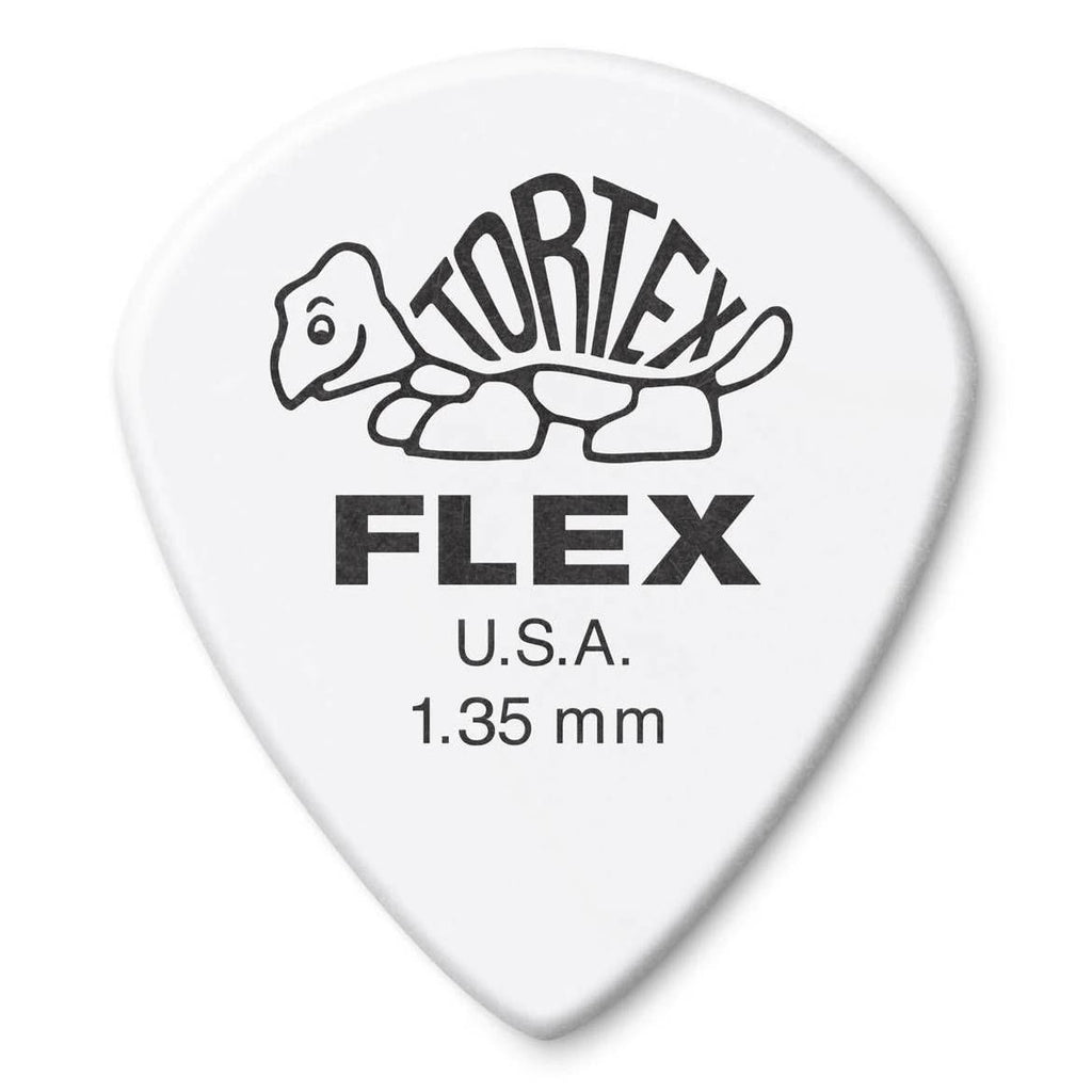 Jim Dunlop Tortex Flex 1.35 Jazz III Guitar Pick Player Pack - 12 pack