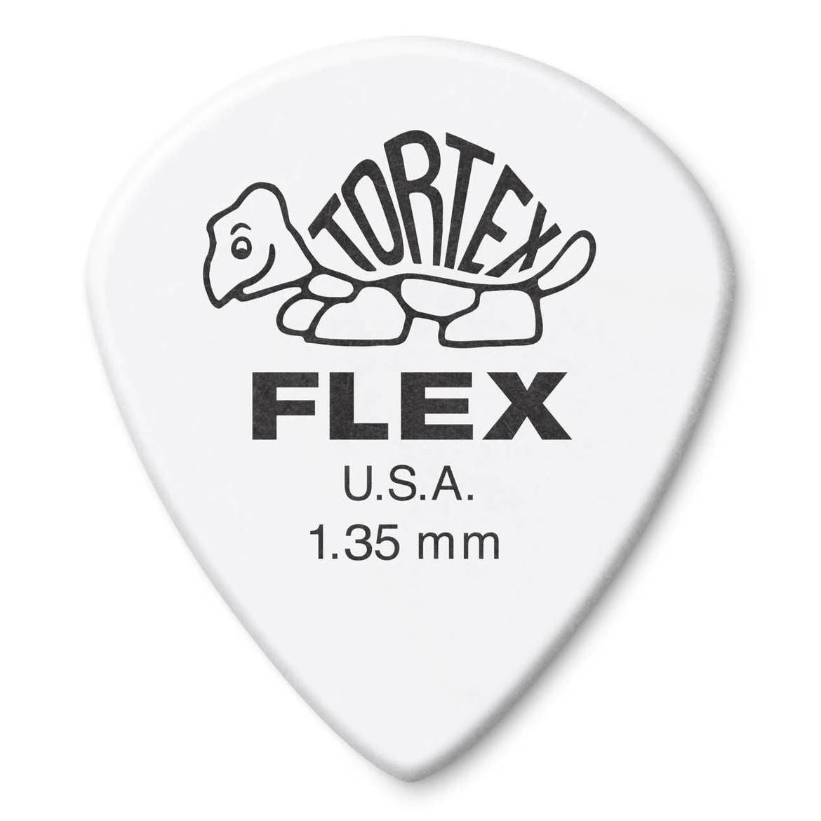 Jim Dunlop Tortex Flex 1.35 Jazz III Guitar Pick Player Pack - 12 pack