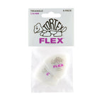 Jim Dunlop 1.14mm Tortex Flex Triangle Guitar Pick Player Pack (6 in a pack)