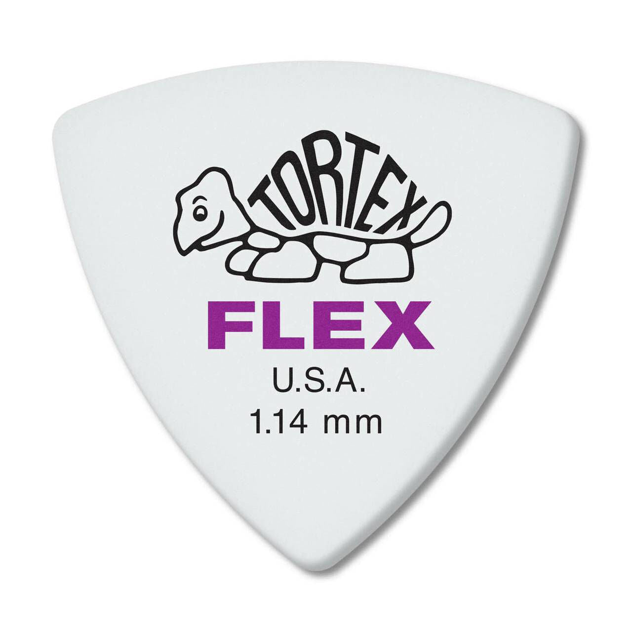 Jim Dunlop 1.14mm Tortex Flex Triangle Guitar Pick Player Pack (6 in a pack)