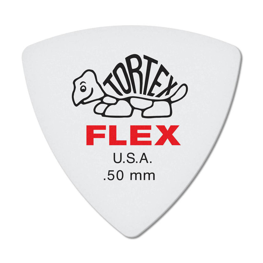 Jim Dunlop .50mm Tortex Flex Triangle Guitar Pick Player Pack (6 in a pack)