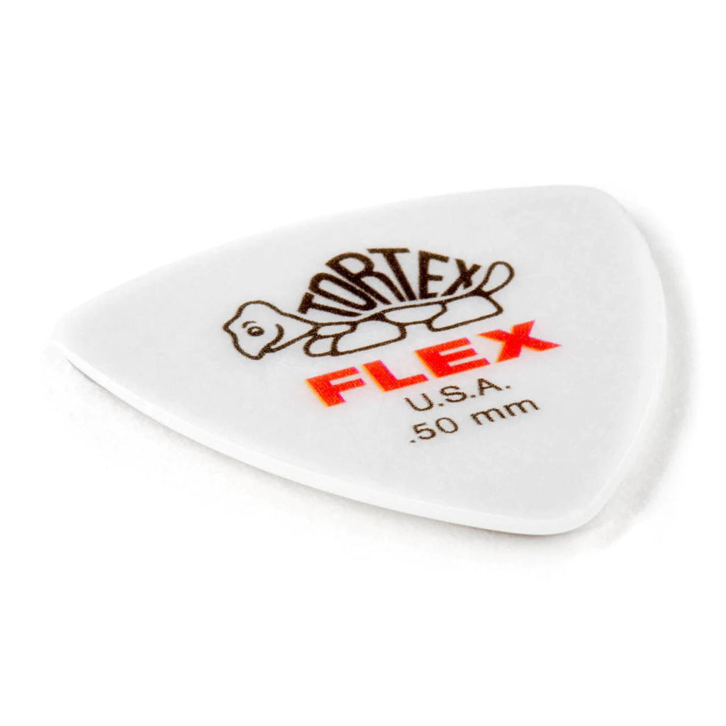 Jim Dunlop .50mm Tortex Flex Triangle Guitar Pick Player Pack (6 in a pack)
