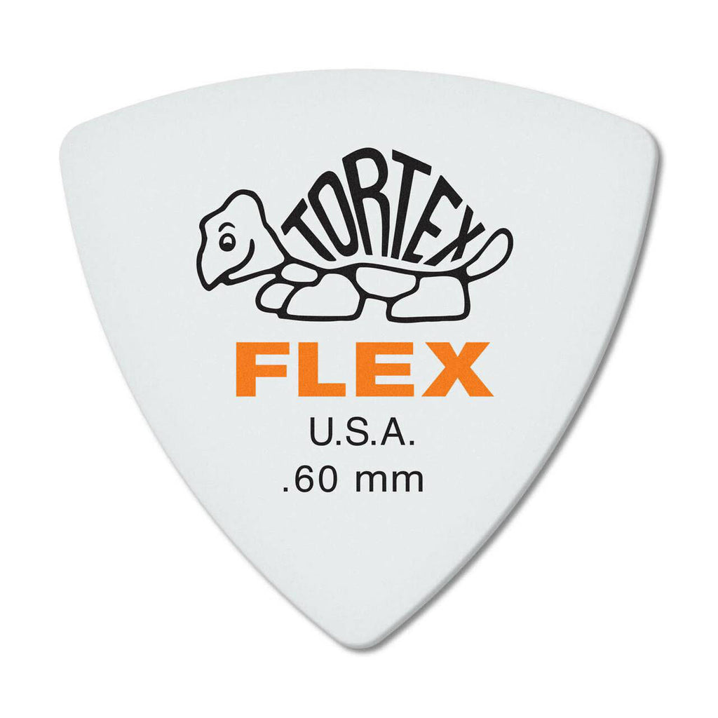 Jim Dunlop .60mm Tortex Flex Triangle Guitar Pick Player Pack (6 in a pack)