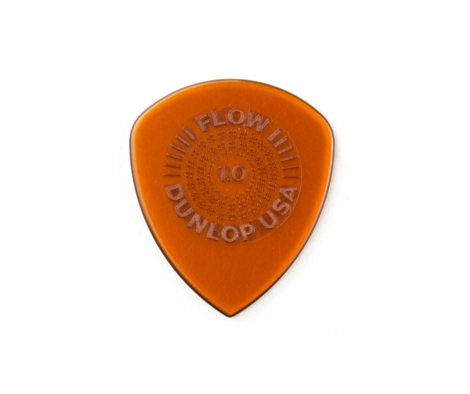 Jim Dunlop Flow Standard 1.0mm Guitar Pick Player Pack (6 in a pack)