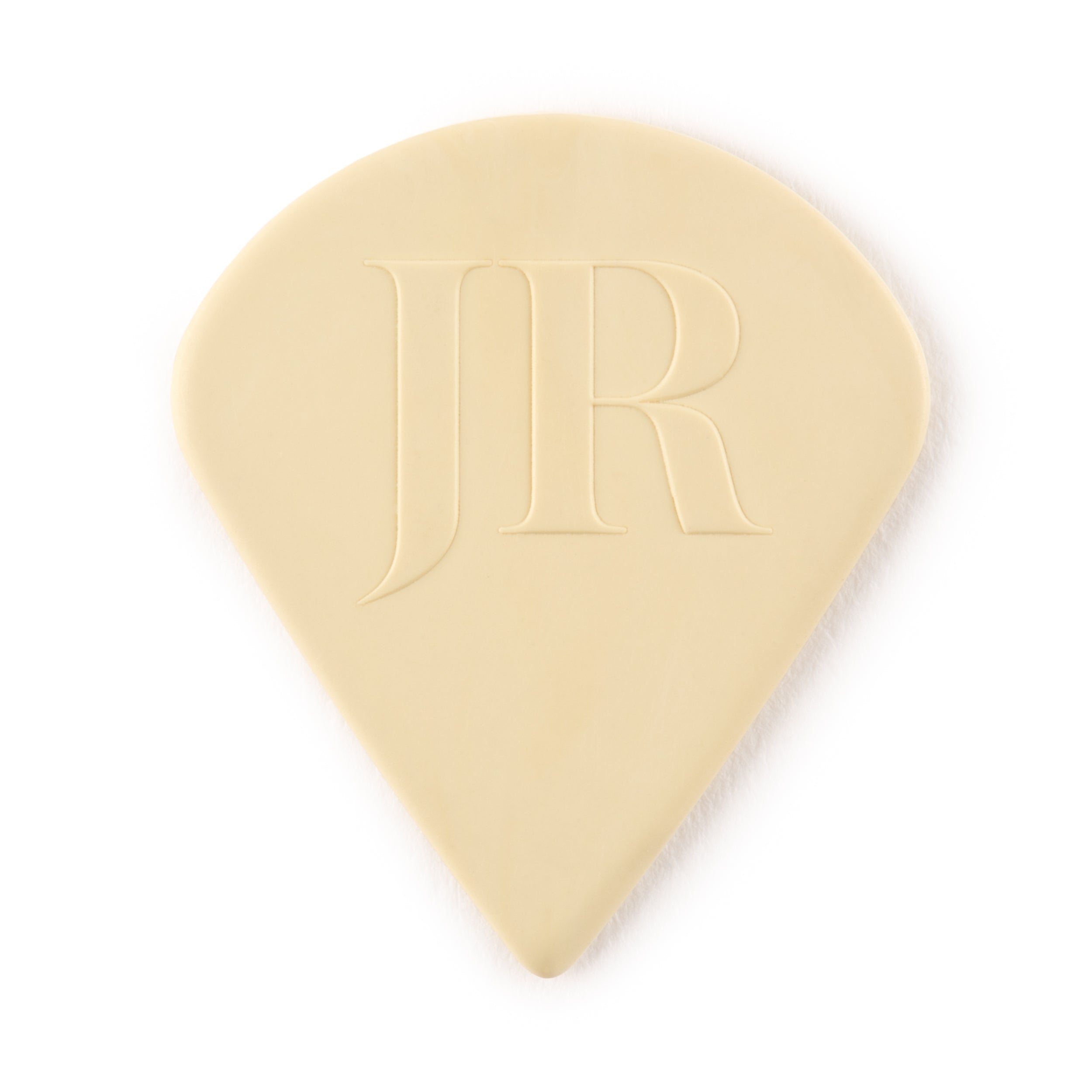 Six Jim Dunlop Jason Richardson Custom Jazz III guitar picks, 1.38mm, featuring black and white design and thumb grip texture.