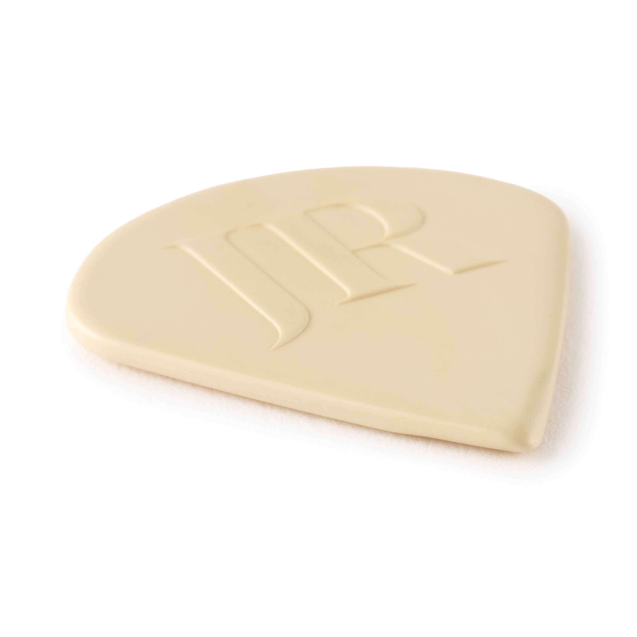 Jim Dunlop Jason Richardson Custom Jazz III guitar picks, 6-pack, 1.38mm, side view showing logo and pick shape.