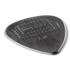 Set of 12 Jim Dunlop Max Grip nylon guitar picks, 1.0 mm thickness, designed for comfortable grip and precise playing.