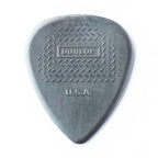 Jim Dunlop JPP110 Nylon Greys Max Grip guitar picks, 1.14mm thickness, 12 picks in a pack, displayed on a white background.