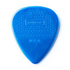 Dunlop Jim Dunlop JPP111 Nylon Greys Max Grip 1.5mm guitar picks in a pack, showing 12 grey picks with textured grip surface.