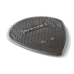 Dunlop Jazz III Maxgrip Carbon Fibre guitar picks in a player pack, showcasing black picks with textured grip and sharp tip.