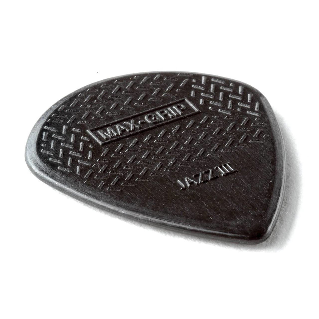Jim Dunlop Jazz III Maxgrip Nylon Stiffo Guitar Pick Player Pack