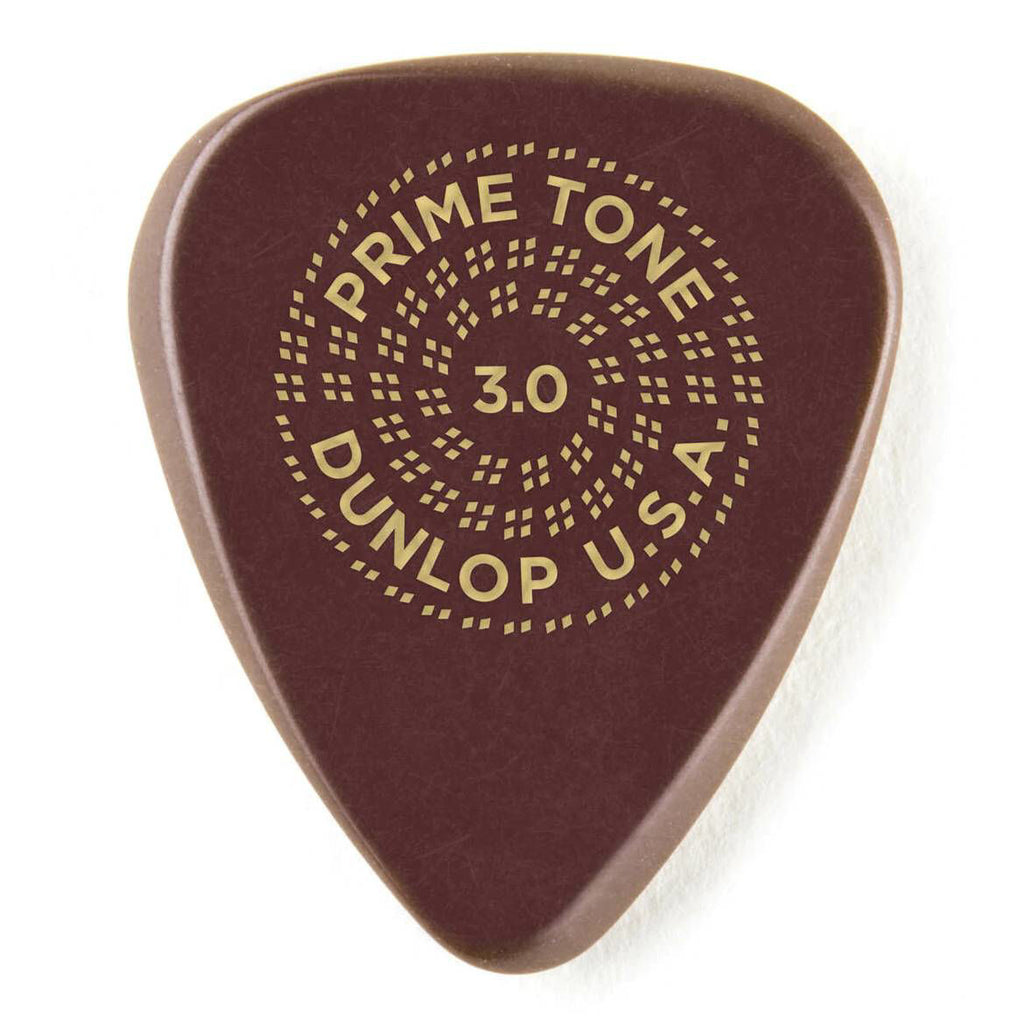 Jim Dunlop 3.0 mm Primetone Standard Guitar Pick Player Pack - 3 pack