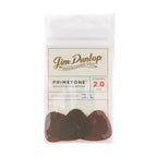 Jim Dunlop 2.0 mm Primetone Standard with Grip Guitar Pick Player Pack - 3 pack